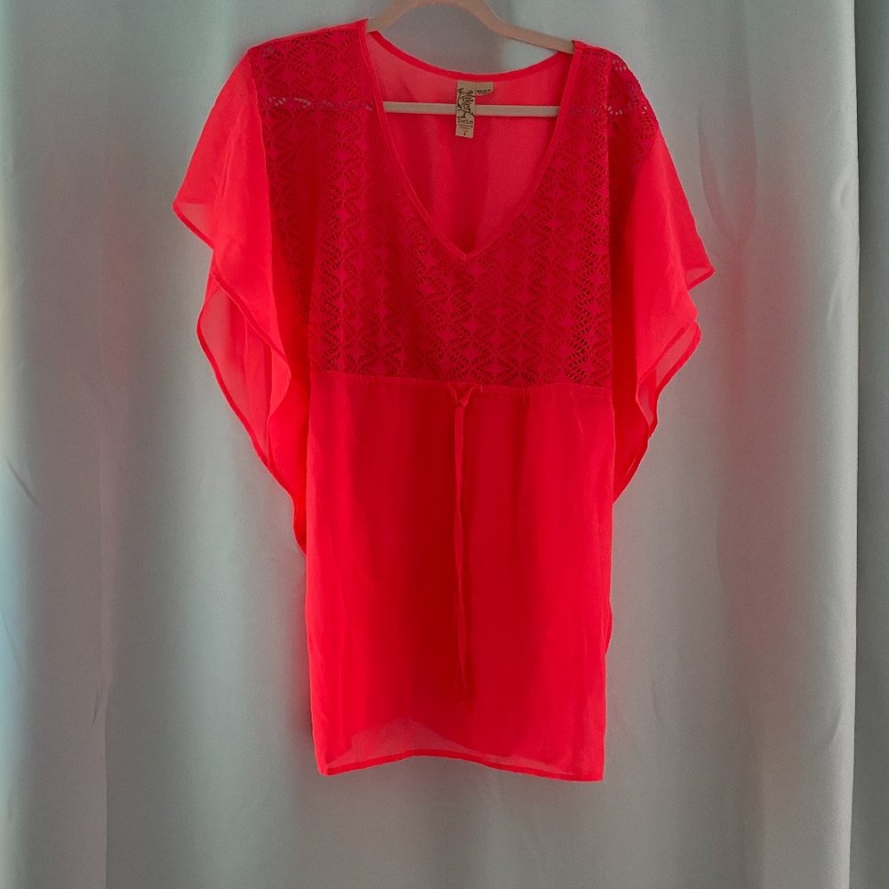 Neon Pink Beach Cover-Up